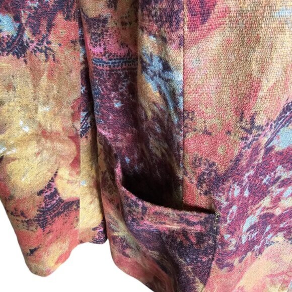 Coldwater Creek Multi Coloured Women’s Blazer Jacket. Size 16 - Picture 4 of 7